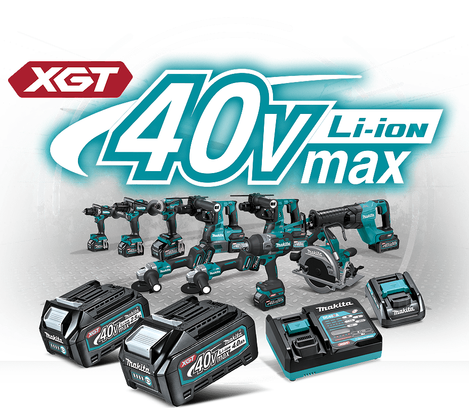 Présentation Makita XGT 40V Max Lithium-ion